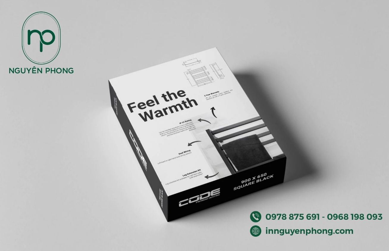 Mẫu hộp giấy đựng khăn tắm chắc chắn 